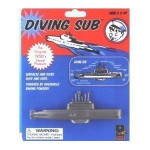 NEW Diving Sub Original Baking Powder powered Toy Submarine