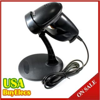 USB Automatic Barcode Scanner Scanning Barcode Bar Code Reader w Hands 