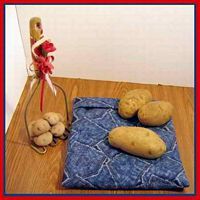   tater baker bag a handcrafted bag designed to bake potatoes in the