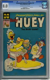   Animated Comics 12 1954 CGC VF 8 0 Highest Graded Baby Huey
