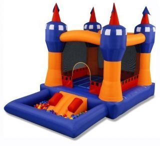   Blast Zone Ball Kingdom Inflatable Bouncer Bounce House & Ball Pit