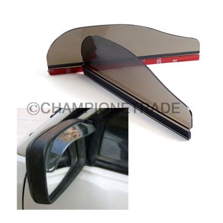Auto Rear View Mirror Rainproof Blade Covers Window Visor Plastic SUV 