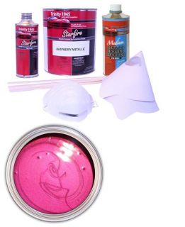 Raspberry Metallic Acrylic Enamel Auto Paint Kit