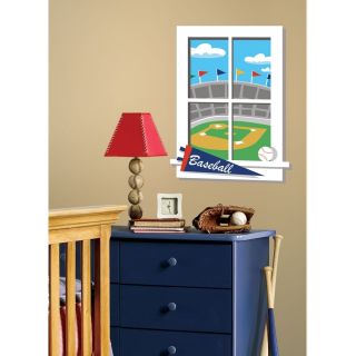 RoomMates Play Ball Peel and Stick Window Wall Decal Play Ball