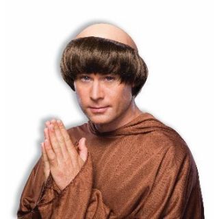 New Religious Costume Accessory Monk Wig Balding