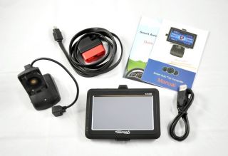 New 4 3 LCD Auto Smart Trip Computer GPS Safe Monitor for All OBD2 