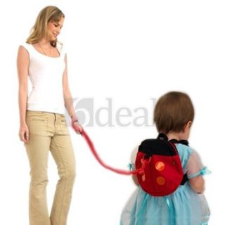 Ladybug Baby Toddler Safety Harness Backpack Strap Rein