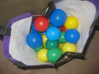 Ball pit balls for inflatable toys soft 42 in all in varying color and 