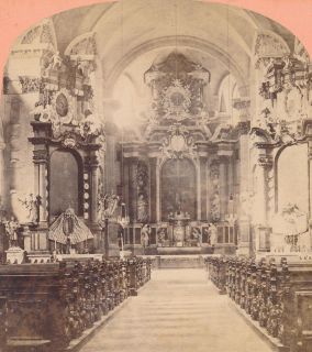GERMANY SV   Bamberg   St Martin Church Interior   SP Christmann 1870s