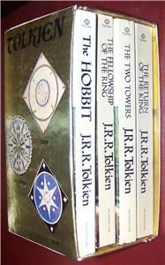 Tolkien Lord of The Rings and The Hobbit Vintage Gold Box 