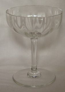 Baccarat Crystal Montaigne Optic Sherbet Champagne