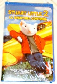 Stuart Little 2 La Aventura Continua VHS 2002 Espanol
