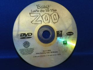 Barney Lets Go to The Zoo DVD 2003 Childrens Purple Dinosaur PBS 