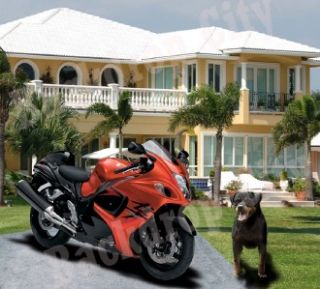 10x10 Hip Hop Mansion Motorcycle RD Backdrop Background