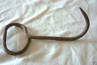 Vintage Hay Hook for Square Bales Cast Iron Used Old