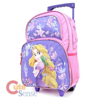   Rapunzel 16 Large School Roller Backpack Rolling Bag w/Pet