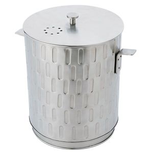 extras view all silver kitchen compost pail w reusable liner
