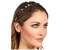 Juicy Couture Leather & Chain Stretch Headband    