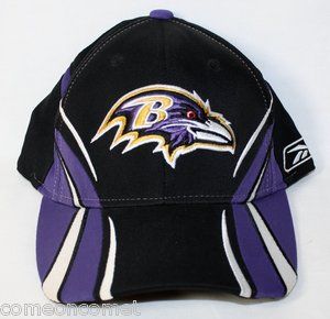 BALTIMORE RAVENS HAT Official NFL Football Baseball Style Cap