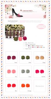 Aznavour Lovely Cute Flat Rose Earring Series Wholesale Available E893 