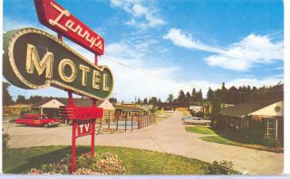   Washington Larrys Motel Exterior 60s Cars Roberts No SC6790