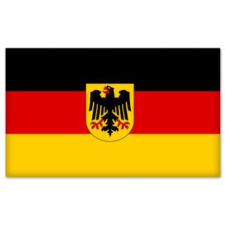 Germany German Flag Car Bumper Sticker Decal 6 x 4