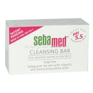 Sebamed Cleansing Bar Soap Free for Sensitive Skin 100g