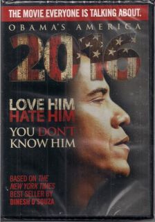 OBAMAS AMERICA ~ 2016 ~ Love Him Hate Him You Dont Know Him ~ DVD