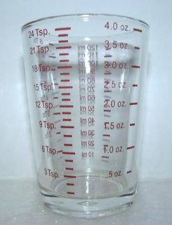 Large Measuring Shot Glass Cup Tool Kitchen Bar Garden