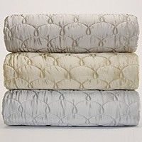 Barbara Barry Dream Silk Quilted Coverlet King Sterling