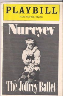 RUDOLF NUREYEV Joffrey Ballet Homage to Diaghilev Ballets Russes 1979