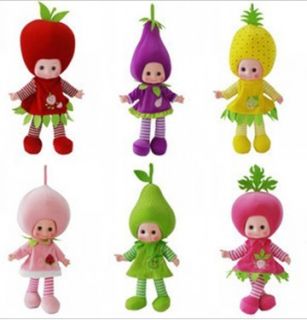   Vegetable Doll Baby Smart Speak Music Toy Handmade Clothes