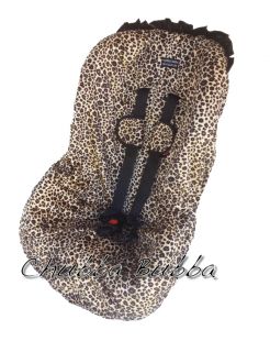   Black Ruffled Minky Baby Car Seat Cover Universal Fit Most