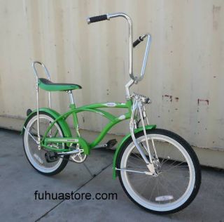 20 Lowrider Beach Cruiser Bicycle Bike Banana Seat Hero Green
