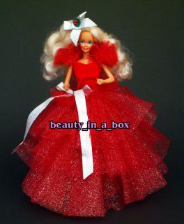 1988 Holiday Barbie Christmas Doll Displayed Deboxed