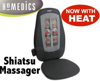 Homedics Shiatsu Body Back Massager Heat Massage Cushion Pain Stress 