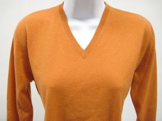 Giorgios of Palm Beach Orange Cashmere Sweater Sz XL