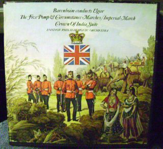 Barenboim Conducts Elgar London philharmonic Orchestra reel to reel 