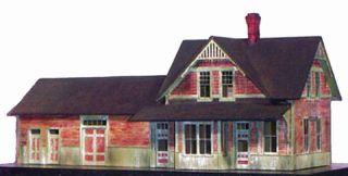 BANTA MODELWORKS RGS DOLORES DEPOT O On30 Model Railroad Structure Kit 