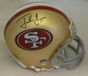 Frank Gore Autographed Signed San Francisco 49ers Riddell Mini Helmet 