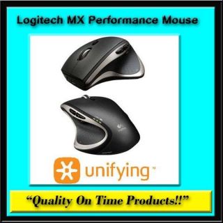 New Logitech MX Performance Mouse Wireless PC Mac Laser USB Black 