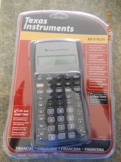 Texas Instruments BA II Plus Pro Calculator Required for CFA and GARP 