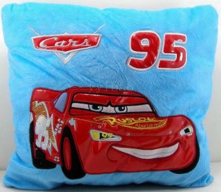   Pixar Cars Lightning McQueen Plush Backrest Pillow Cushion