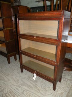 Antique Mahogany Shaw Walker Barrister Bookcase