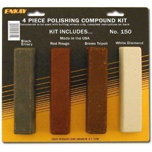 4pc Polishing Compound Buffing Rouge Sticks Polish Bars