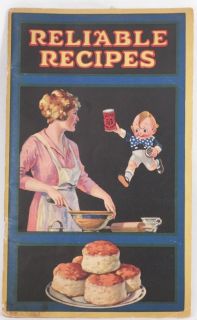 Vintage Reliable Recipes Calumet Baking Powder Cookbook 1920s Vintage 