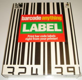 New Unopened Barcode Anything Label Maker Software