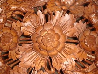 20 Bali Hand Carved Wooden Collectible End Table Art
