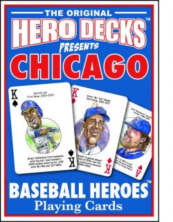 Chicago Cubs MBL Baseball Hero Decks Un Cut Sheet Mounted Framed 