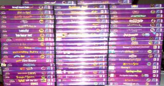 Barney Set of 59 DVD 100 Songs Episodes New